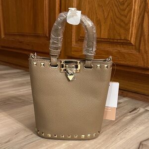 Just Fab Franco Studded Bucket Bag